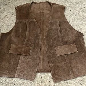 Genuine Leather Suede Vest from Argentina